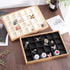 12Pcs Small Display Box Gemstone Holder Case Jewelry Show Box Container Holder with Clear Top Lids and Sponge...