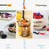 Dreamfarm Mini Supoon Non-Stick Sit-Up Silicone Scraping Cooking Spoon, Jar Scraper Measures 5ml Tsp - 8" Orange...