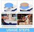 12 inch BatMate for Pottery and Ceramics, LEOLIO Upgraded Round Clay Throwing Cloth for Making Pottery Ceramics, Pottery Machine Accessories (Blue...