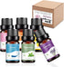 Essential Oils Natural Oils Fragrance Oil for Diffuser Humidifier Home Candle Making Replenish Set-6 Pack,Lavender, Lemon, Peppermint, Sweet Orang...