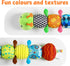 Baby Toys Musical Caterpillar,Infant Stuffed Animal Toys with Crinkle and Rattles,Soft Sensory Toys with Textures for Tummy Time Newborn Boys Girl...