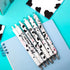 Cute Cow Pen Set 12 Cow Retractable Gel Ink Pens, 2 Cute Cow Pen 0.5 mm Retractable Black Gel Ink Pens, 2 Cow Sticky Notes, Cute Cow Stickers for ...