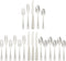 GiveAbay Basics 20-Piece Stainless Steel Flatware Set with Square Edge, Service for 4, Silver...