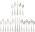 GiveAbay Basics 20-Piece Stainless Steel Flatware Set with Square Edge, Service for 4, Silver...