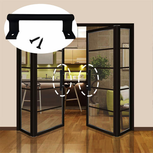 2PCS Sliding Door Pull, Replacement Sliding Door Handles, 8" Aluminum Sliding Glass Door Pull, Sliding Screen Door Handle, Patio Door Handle Home ...