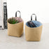 CM Mini Hanging Basket, Small Storage Bag Decor Bin for Wall & Door Storage, Foldable Basket Bin, 2 Pcs...