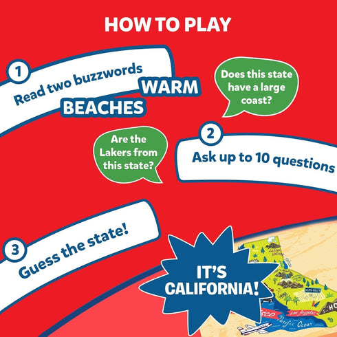 Skillmatics Card Game - Guess in 10 States of America, Educational Travel Toys for Boys, Girls, and Kids Who Love Board Games, Geography and Histo...