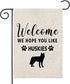 Huskies Garden Flag Welcome We Hope You Like Huskies Garden Flag Huskies Welcome Flag Garden Decor (LIKE HUSKIES F)...