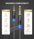 tisino 1/8 to 1/4 Stereo Cable, 3.5mm to 1/4 Adapter Aux Cord Stereo Audio Cable for Guitar, Keyboard Piano, Laptop, Home Theater Devices, Speaker...