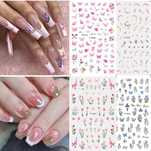 Nail Design Kit, Nail Art Brushes Set Dotting Tools, Nail Art Kit With 3D Flowers Nail Charms Crystal Gems Caviar Beads, Gold Leafs Foil Flakes, B...