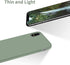 OTOFLY iPhone XR Case, Soft Silicone Full-Body Protective Bumper, Compatible with Apple iPhone XR 6.1 inch, Calke Green......