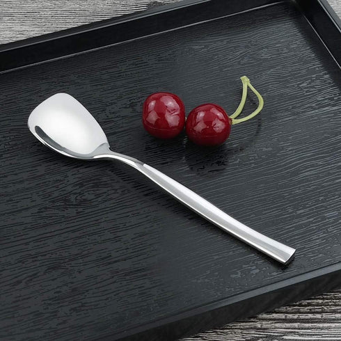 Set of 12 Stainless Steel Dessert Ice Cream Spoons, 5.51-INCH...