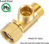 Lead-Free Brass Angle Stop Add-A-Tee Valve,3/8-Inch Compression Inlet X 3/8-Inch Compression Outlet X 3/8-Inch Compression Outlet 2 Pack...