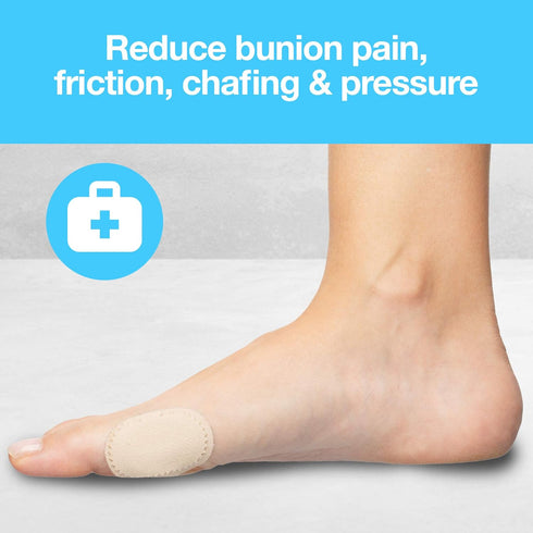 ZenToes Bunion Pain Relief Pads to Wear with Shoes - Moleskin Guards Protect Feet for Men and Women, All-Day Water-Resistant Self-Stick Adhesive -...