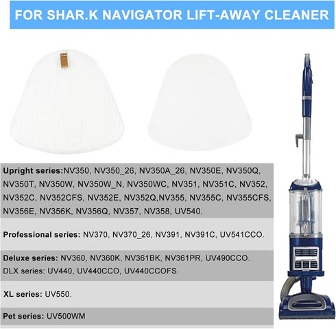 3 Foam + 3 Felt Filters Replacement for Shark Navigator Lift-Away Vacuum UV540 NV355 UV550 NV360 UV440 NV350 NV352 NV351 NV356 NV356E NV357 NV370 ...