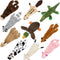 Best Pet Supplies 2-in-1 Fun Skin Stuffless Mystery Box Dog Squeaky Toy 4 Pack, Medium (Various Styles, Colors)...