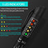 Brake Fluid Tester Pen, Hydraulic Fluid Liquid Oil Moisture Analyzer with 5 LED Indicators, Auto Brake Diagnostic Testing Tool for DOT3 DOT4 Brake...
