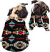 Casual Pet Clothes, Aztec Southwest Printed Zipper Cotton Polyester Sweatshirt Dog Coat, Soft Dog Sweater Sweatshirt with Hat - M...