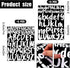 10 Sheets Waterproof Vinyl Letters Stickers, 1in 2in Self Adhesive Alphabet Stick Lower Case Letters Stickers Uppercase Letters Stickers for Craft...