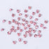 1 Box 12Grids Nail Art Sharp Bottomed Rhinestones 1660Pcs Nail Gems Light Pink Charms Gem Stones, with Storage Organizer Box/Size(1.6mm-4.6mm) for...