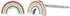 Boma Jewelry Sterling Silver Resin Rainbow Stud Earrings...