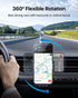 andobil Phone Holders for Your Car - Air Vent Phone Mount, Ultra-Stable Metal Clip with Anti-Shake & 360° Rotation, Universal Car Mount Fit iPhone...