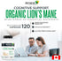 Renew Actives Organic Lions Mane Mushroom Supplement - 40% Polysaccharides, Immune Wellness & Rich in Antioxidant - 120 Capsules...
