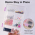 2 Pack 8 Grids Bead Craft Organizers, Small Clear Plastic storage box with Removable Dividers Tackle Box Organizer, Compartment Organizer for Jewe...