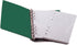 HNR Green Loose-Leaf Memo Book, 6 3/4 x 3 3/4", 6-Ring Binder, 80 Pages + Free Refill 80 Pages...