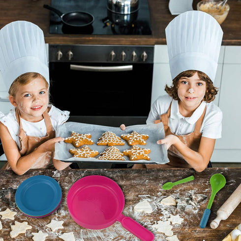 Kids Super Durable Kitchen Toys Set, Pretend Play Children's Dish Toy, Wash and Dry Tableware Dish Rack with Drainer (Great Gift for Kids) (27 Pie...