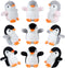 9 Pcs Mini Penguin Stuffed Plush Toys 4.3 Inch Cute Penguin Stuffed Small Penguin Stuffed Animal Hanging Penguin Toys Penguin Party Decorations fo...