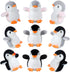 9 Pcs Mini Penguin Stuffed Plush Toys 4.3 Inch Cute Penguin Stuffed Small Penguin Stuffed Animal Hanging Penguin Toys Penguin Party Decorations fo...