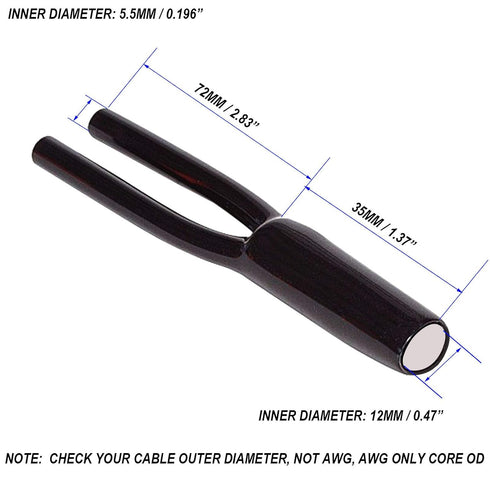 Cable Pants, Speaker Wire Pants (?13mm-2x4.3mm/ 0.511"- 2X 0.168) Dressing Up Or Protecting Your Speaker Cables, Audio Subwoofer DIY Accessories.....