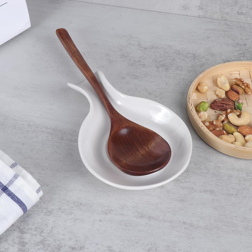 Spoon Rest for Kitchen, Ceramic Spoon Holder for Stove Top, Cooking Spoon Holder?Coffee Spoon Holder,Heat Resistant Utensil Rest for Countertop, D...