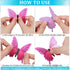 48 Pieces Glow in The Dark Butterflies for Ceiling 3D Butterfly Decal Sticker Wall Decor DIY Adhesive for Room Nursery Living Room Luminous Realis...