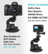 Suction Camera Mount, Car Camera Holder for Dashboard Windshield, Suction Cup Stand with 1/4" Tripod Adapter for Gopro Hero 12 11 10 9 8 7, Max, S...