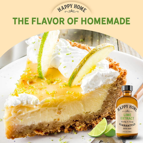 Happy Home Natural Lime Flavor - Certified Kosher, 4 oz....