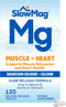 SlowMag Muscle + Heart Magnesium Chloride with Calcium Supplement to Support Muscle Relaxation, Occasional Muscle Cramping & Heart Health, High Ab...