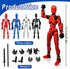 T13 Action Figure, 4PCS Action Figures, T13 Action Figure 3D Printed Robot Multi-Jointed Movable, Desktop Decorations for Game Lovers...