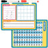 Dry Erase Number Line Whiteboard, 9" x 12" Number Board Double-Sided 120 Number Chart, Math Manipulatives White Board for Kids Students, Small Whi...