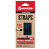 VELCRO Brand ECO Collection 6ct Pre-Cut Straps 5in x 3/8in, Sustainable 50% Recycled Material, Black...