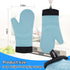 Multi-Purpose Silicone Gloves for Kitchen Cooking: Heat Resistant, Waterproof, and Non-Slip for BBQ, Grill, Microwave, Oven, and Baking...