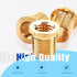 M8x1.25, M10x1.25, M10x1.5 Shift Knob Adapters Gear Shifter Knob Thread Screw Adapter for 5 6 Speed Manual Automatic Vehicle Gold...