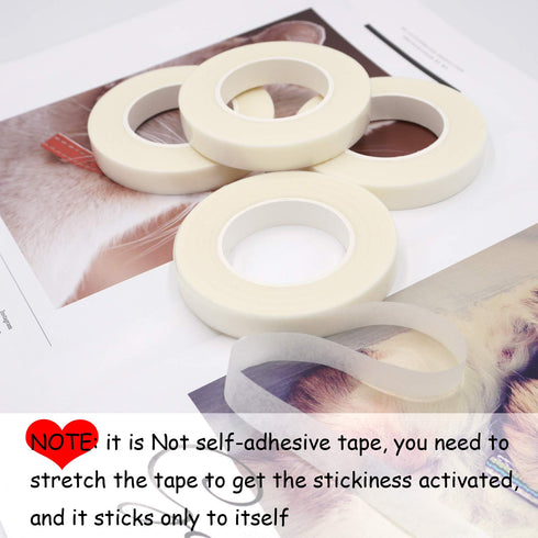 Honbay 4 Rolls 1/2" Wide 30Yard/Roll Floral Tapes for Bouquet Stem Wrap Florist Craft Projects (White)...