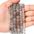 35pcs 10mm Natural Stone Beads Greystone Crystal Beads Energy Crystal Power Gemstone for Jewelry Making, DIY Bracelet Necklace...