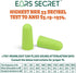 EARS SECRET Foam Ear Plugs for Sleeping, 25+3 Pairs Earplugs 38dB Comfortable Ear Plugs for Sleeping Noise Cancelling, Travel, Snoring, Concert, L...