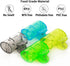 4 Pack Colorful Toothbrush Head Covers - Portable & Durable Brush Pod Cases with Protective Caps, Ideal for Travel, Camping, Bathroom, School, Eas...