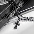 Gothic Bead Cross Necklace,Punk Black Cross Pendant Beaded Necklace for Men Women,Layered Cross Choker Necklace,Goth Gothic Y2k Necklaces,Hallowee...