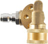 Pressure Washer Pivoting Coupler with 5 Angle,180 Degree Rotation Gutter Cleaner Attachment,1/4 Inch Quick Pivoting Coupler for Pressure Washer Ti...