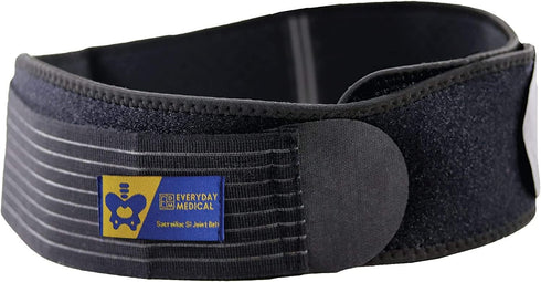 Everyday Medical SI Belt - Sacroiliac Joint Belt for Men and Women I Hip Support Brace - Support and Alleviate Si Joint, Pelvis, Sacral, Sacrum, H...